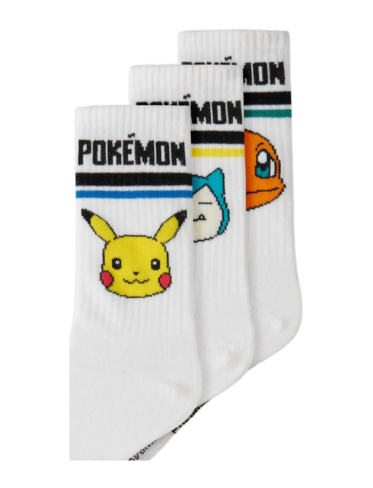 name it - NKMJEFFORD POKEMON 3P TENNISSOCK SKY - strümpfe - bright white - 1