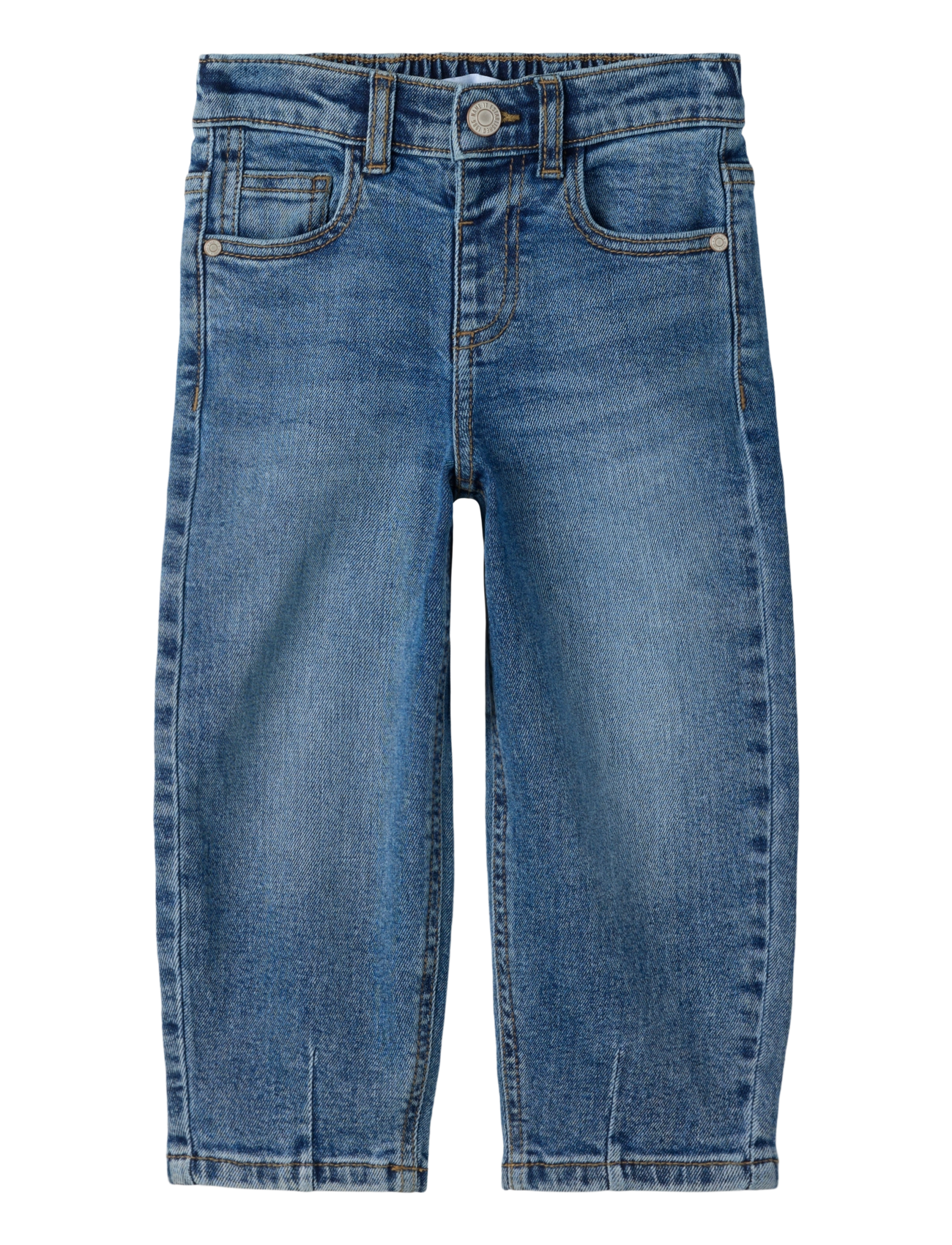 name it NMFBELLA BARREL JEANS 3008-BC BF - Jeans - MEDIUM BLUE DENIM / blue