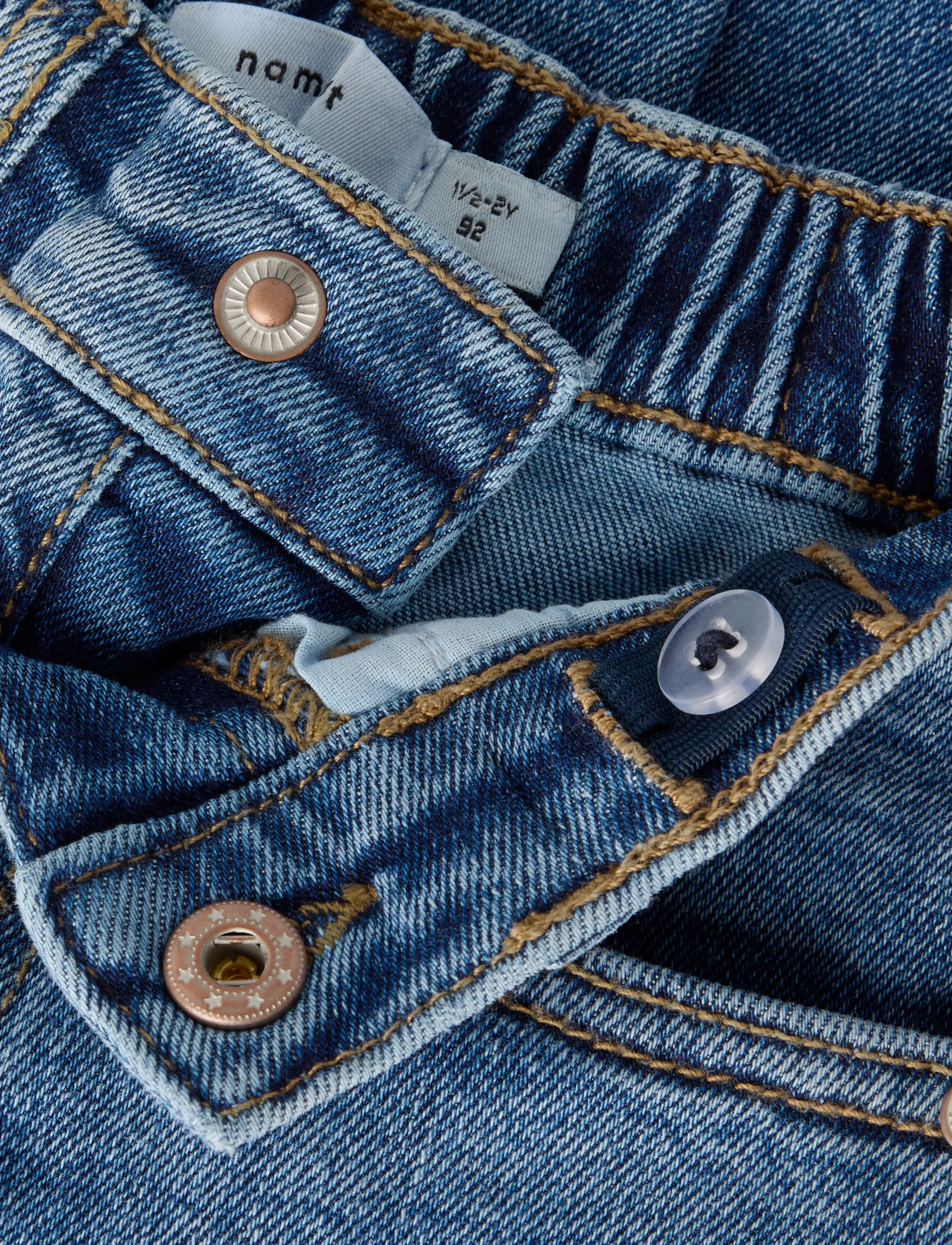 name it - NMFBELLA BARREL JEANS 3008-BC BF - medium blue denim - 3