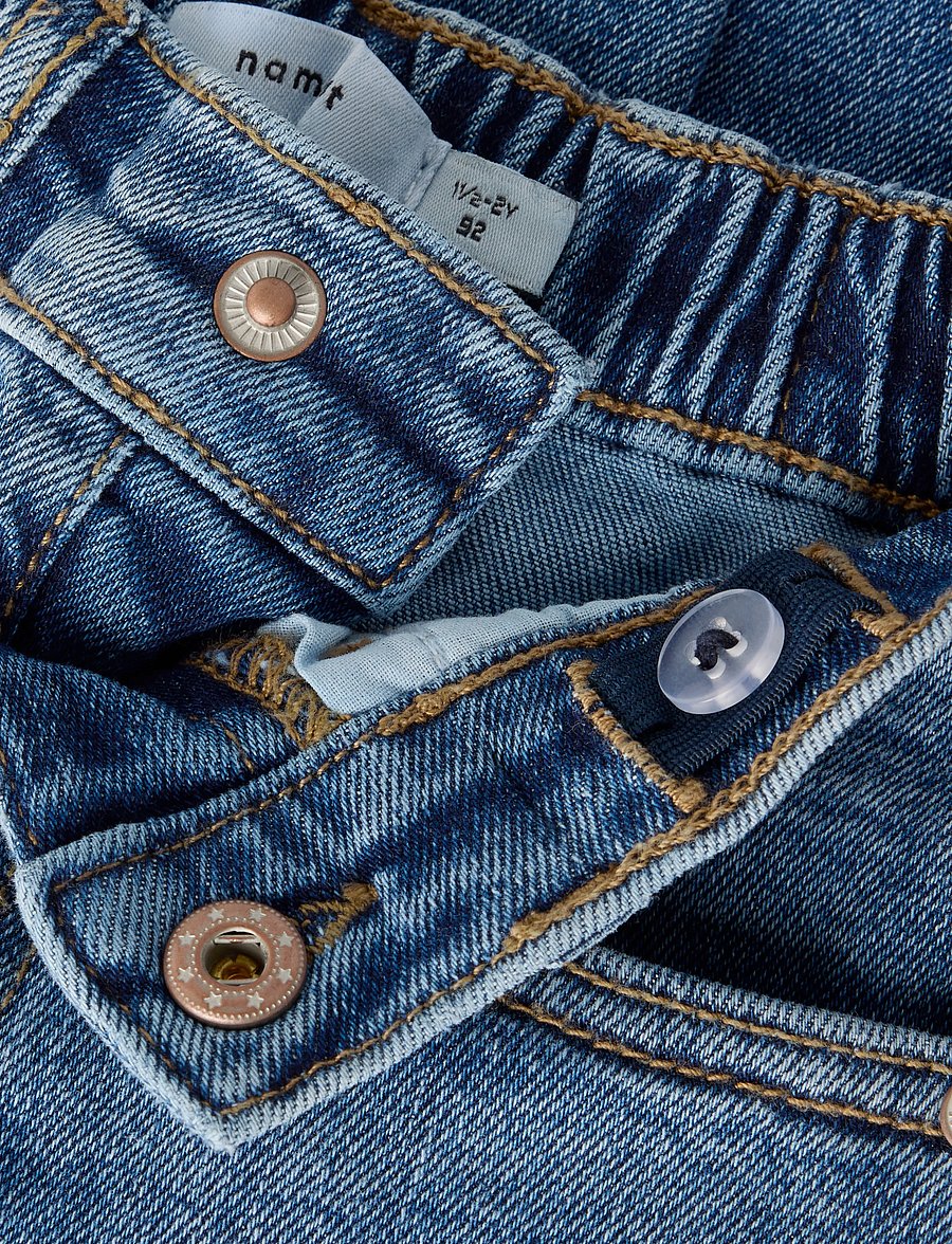 name it - NMFBELLA BARREL JEANS 3008-BC BF - medium blue denim - 3