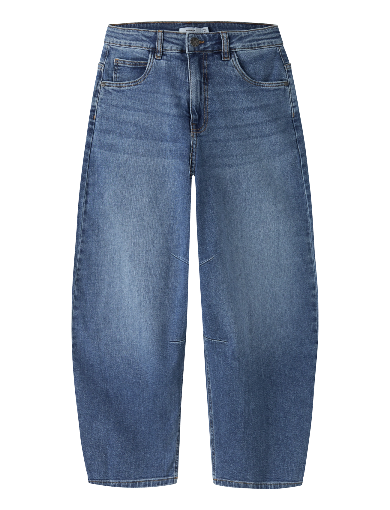 name it NKMBEN BARREL JEANS 3008-BC BF - Tøj - MEDIUM BLUE DENIM / blue