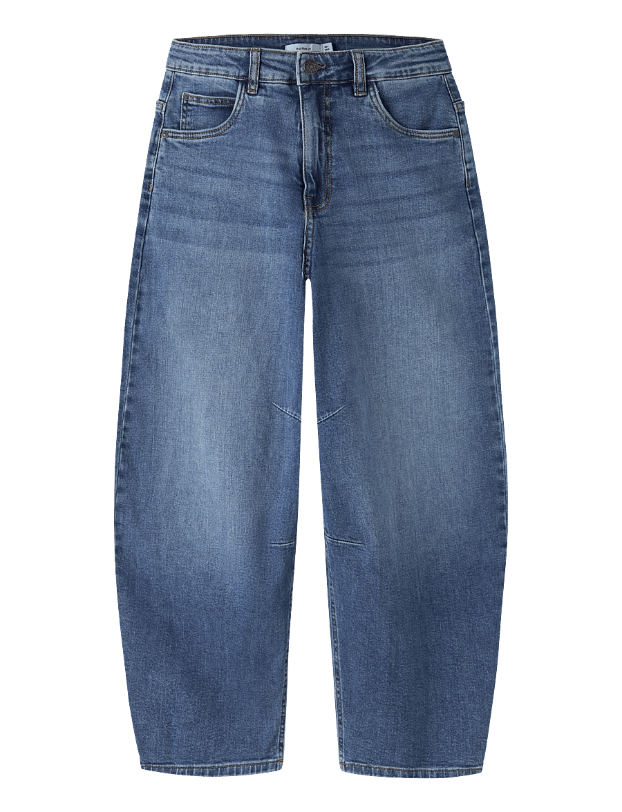 name it - NKMBEN BARREL JEANS 3008-BC BF - loose jeans - medium blue denim - 0