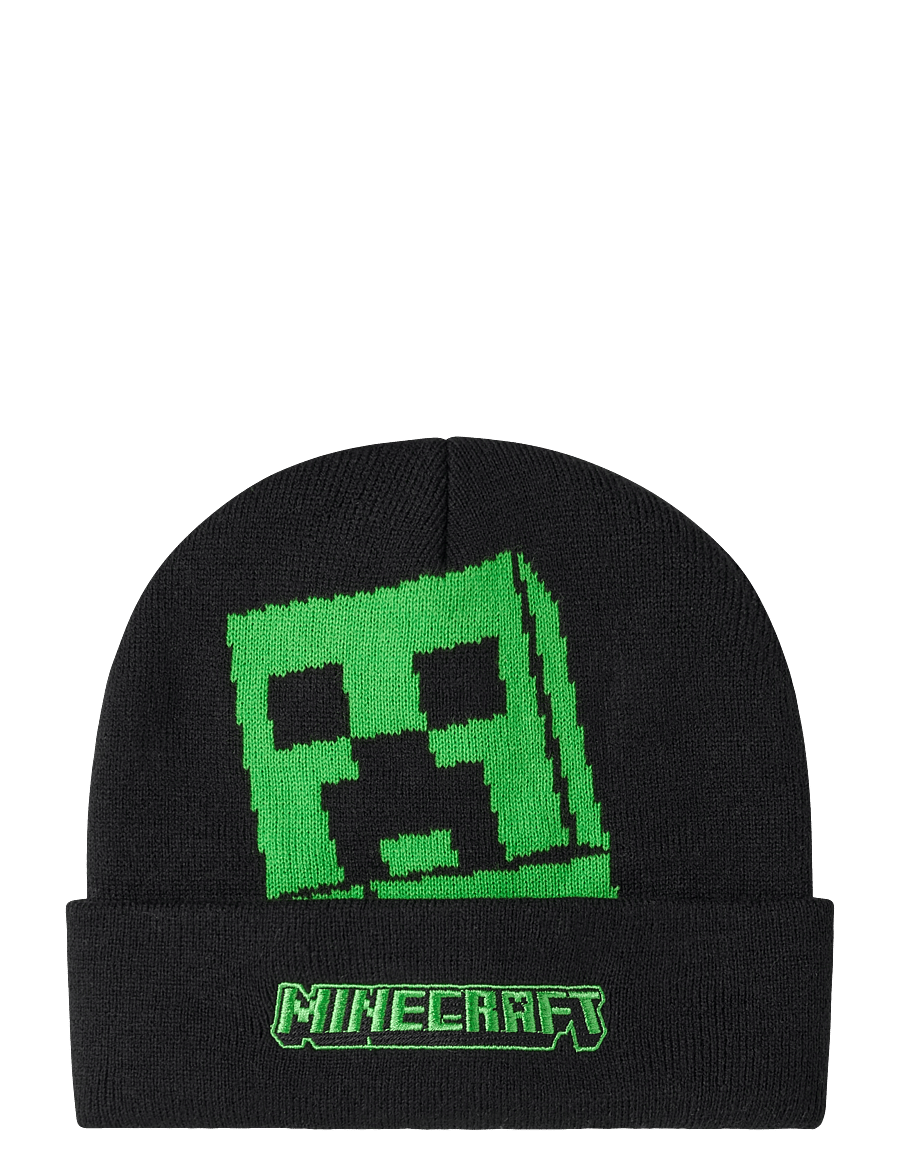 name it - NKMJENSBY MINECRAFT KNITHAT BFU - black - 0