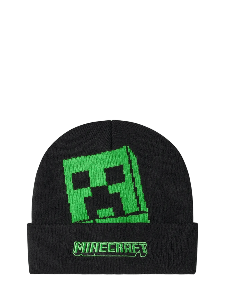 name it - NKMJENSBY MINECRAFT KNITHAT BFU - black - 2