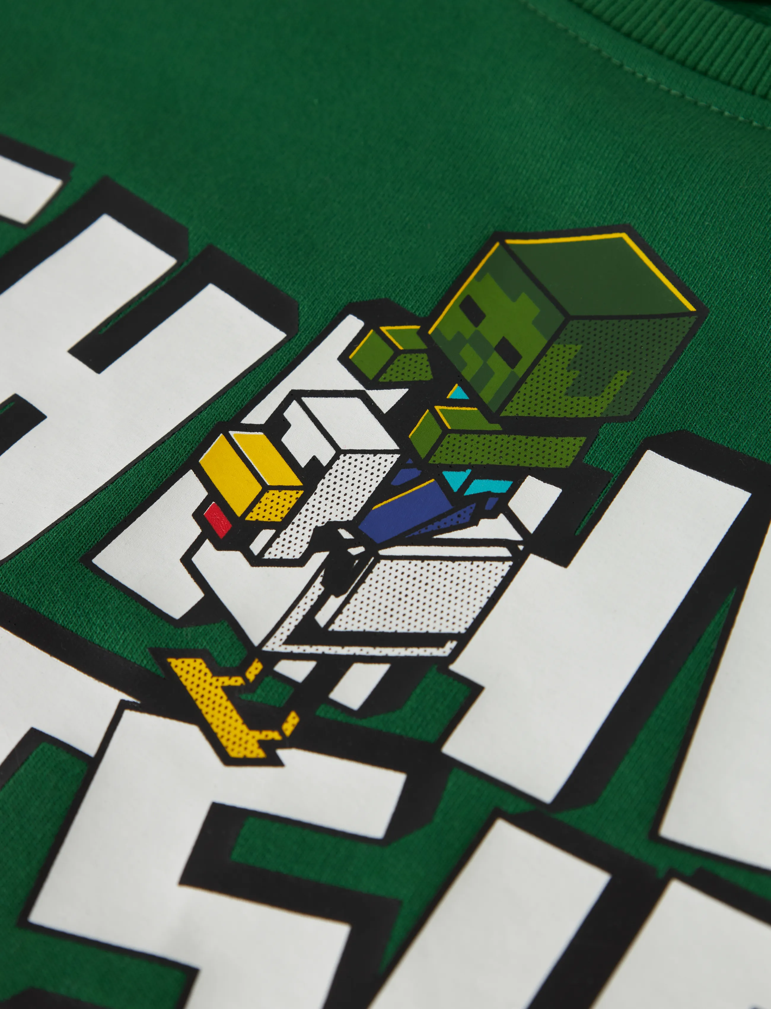 name it - NKMJACKS MINECRAFT NREG SWEAT UNB BFU - dressipluusid - verdant green - 2