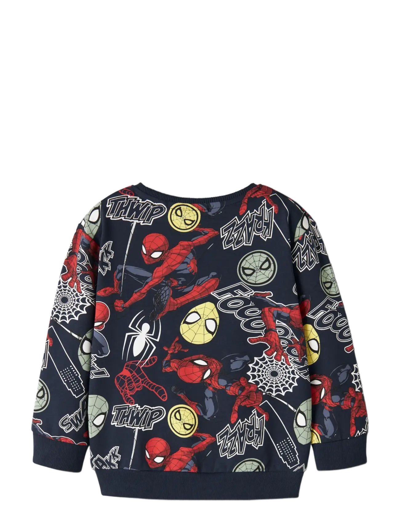 name it - NMMJACCO SPIDER NREG SWEAT UNB MAR - sweatshirts - navy blazer - 1
