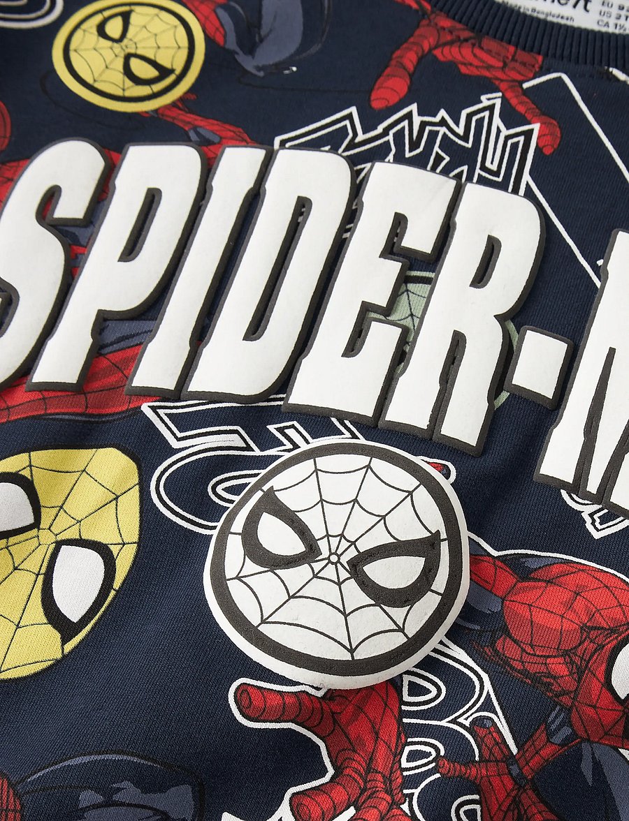 name it - NMMJACCO SPIDER NREG SWEAT UNB MAR - sweatshirts - navy blazer - 4
