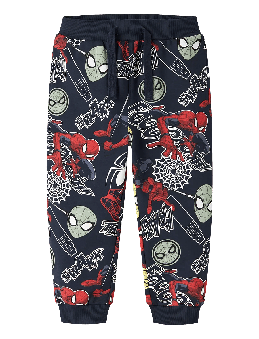 name it - NMMJACCO SPIDER NREG SWE PANTS UNB MAR - sweatpants - navy blazer - 0