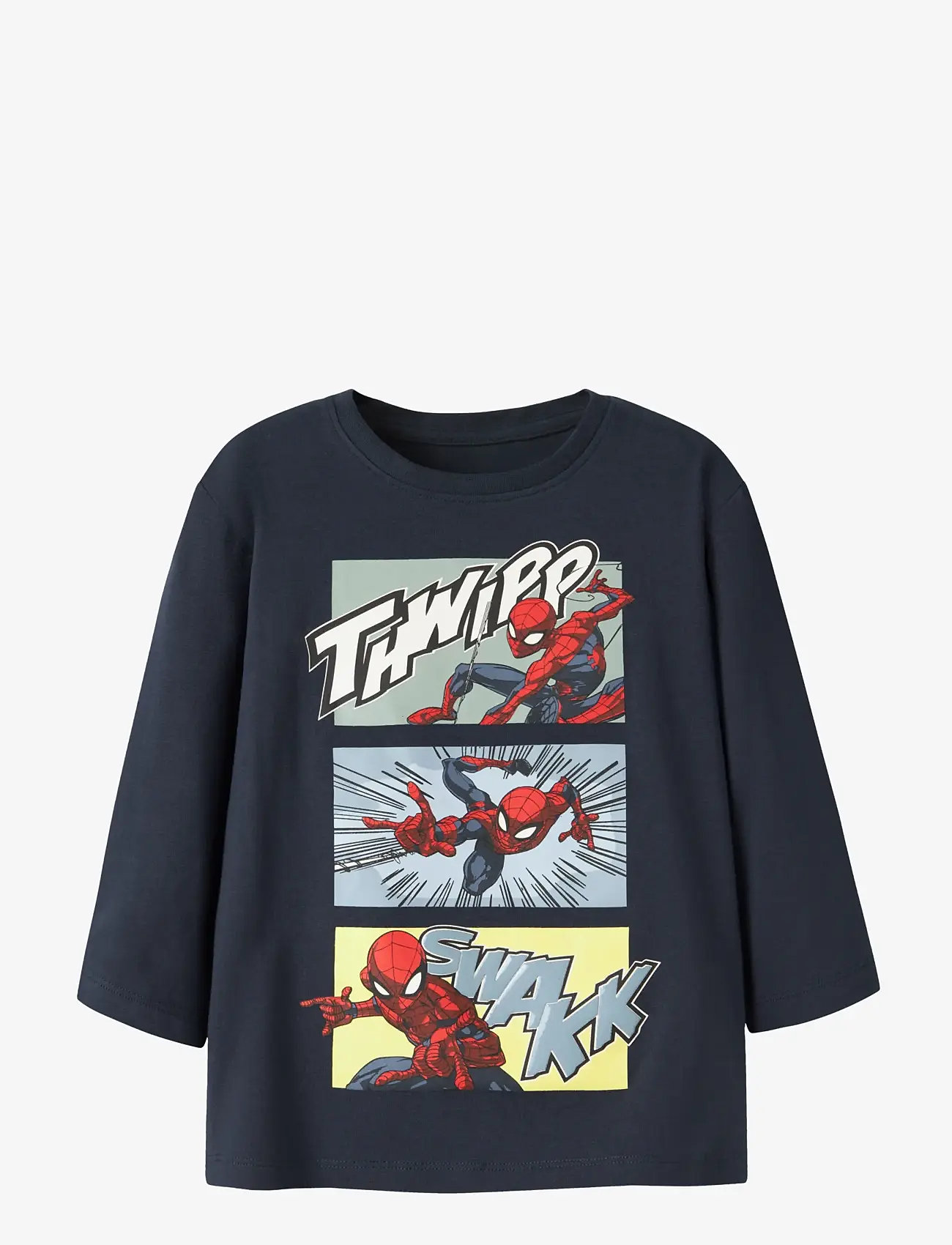 name it - NMMJARL SPIDER LS NREG TOP NOOS MAR - langærmede t-shirts - navy blazer - 0