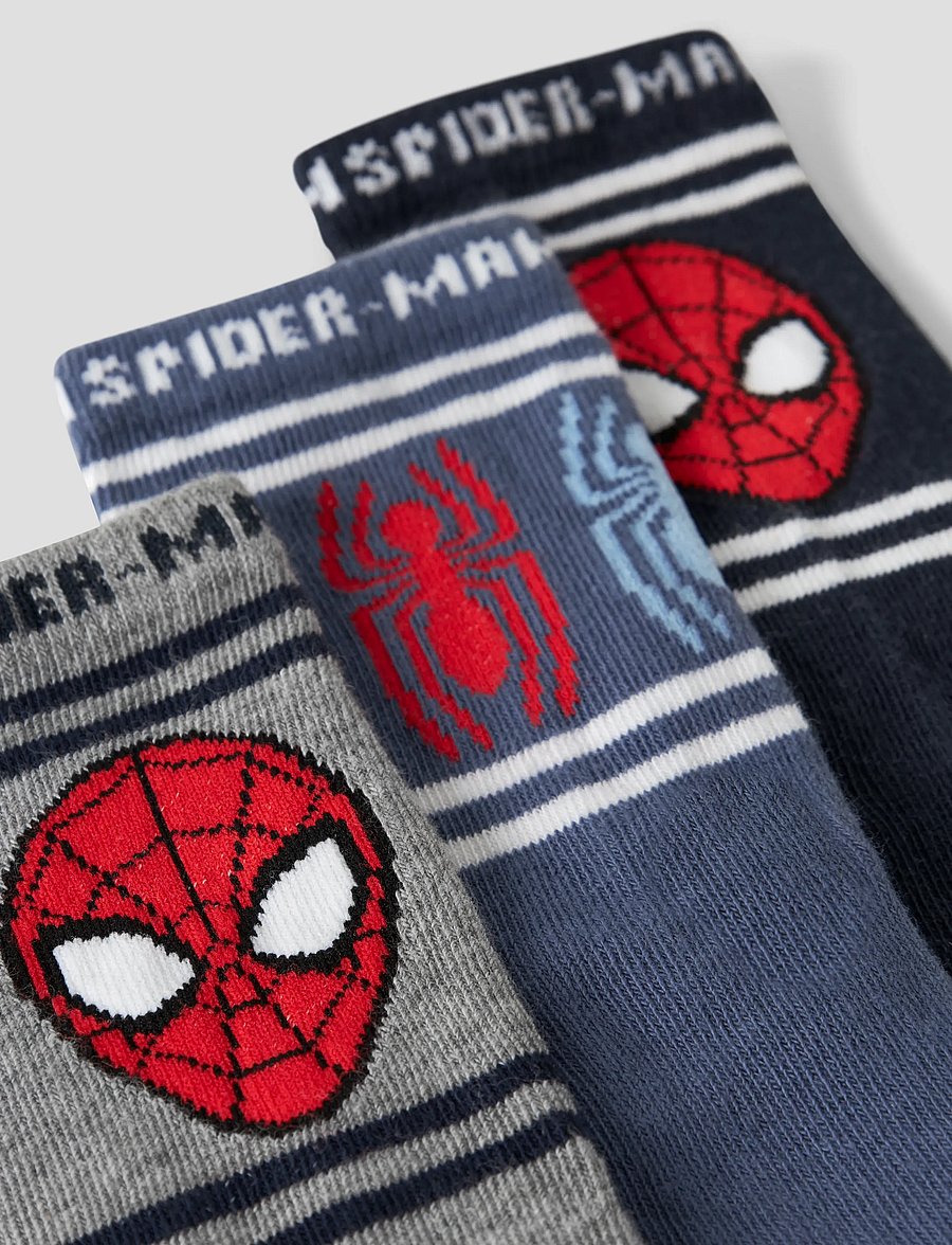 name it - NMMJULIUS SPIDER 3P SOCK MAR - navy blazer - 3