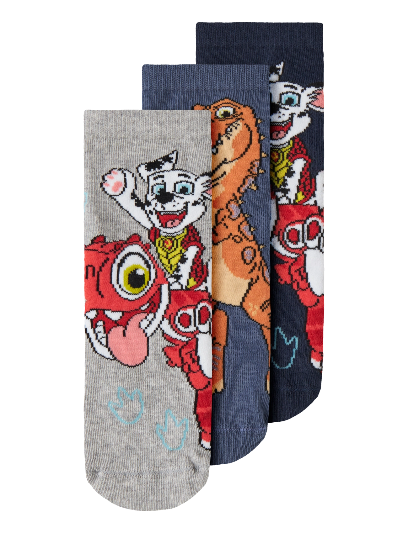 name it NMMJANNICK PAW 3P SOCK CPLGM - Tøj - NAVY BLAZER / navy