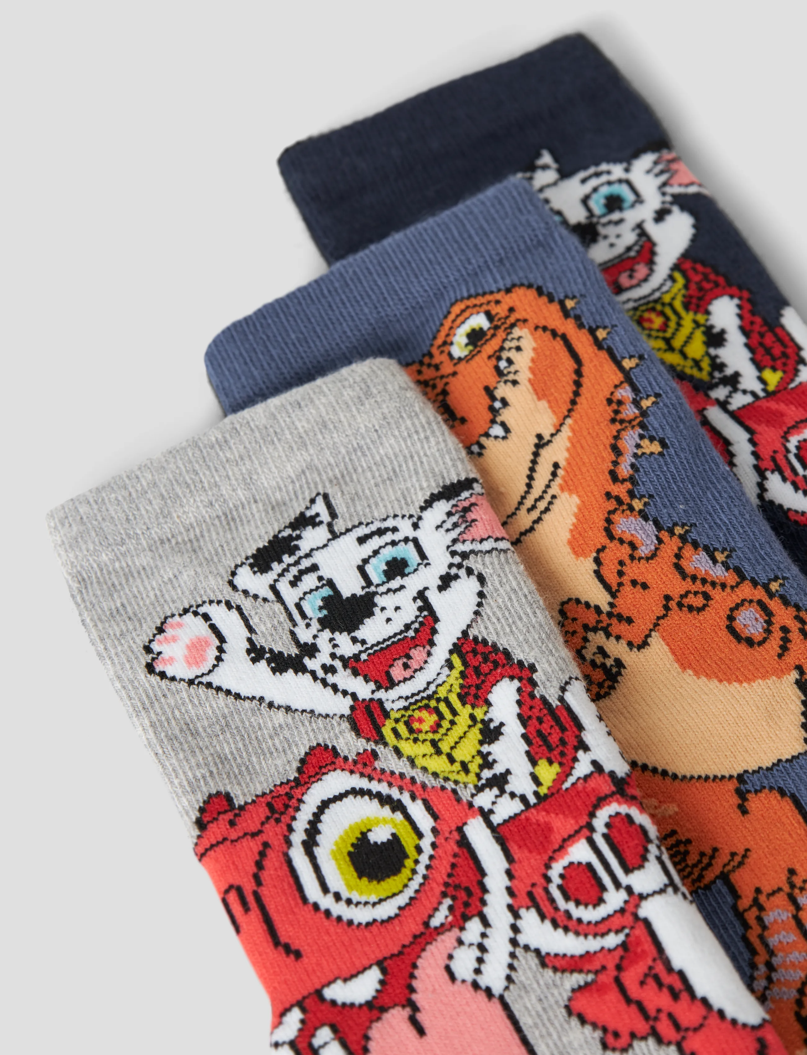 name it - NMMJANNICK PAW 3P SOCK CPLGM - strømper - navy blazer - 3