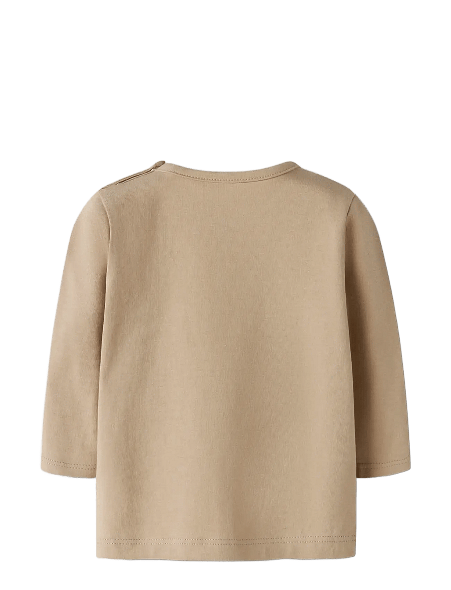 name it - NBNLOOKIES LS TOP - langärmelig - sesame - 1