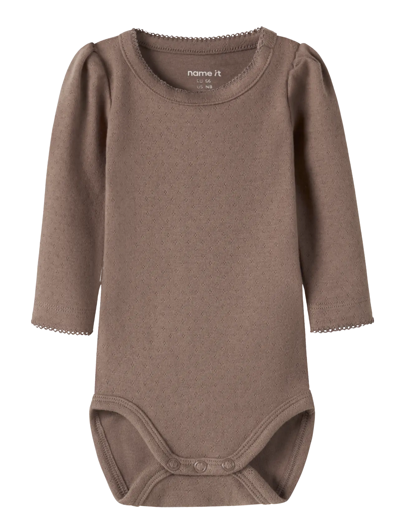 name it NBFLOUISA LS BODY - Bodysuits - BROWN LENTIL / brown