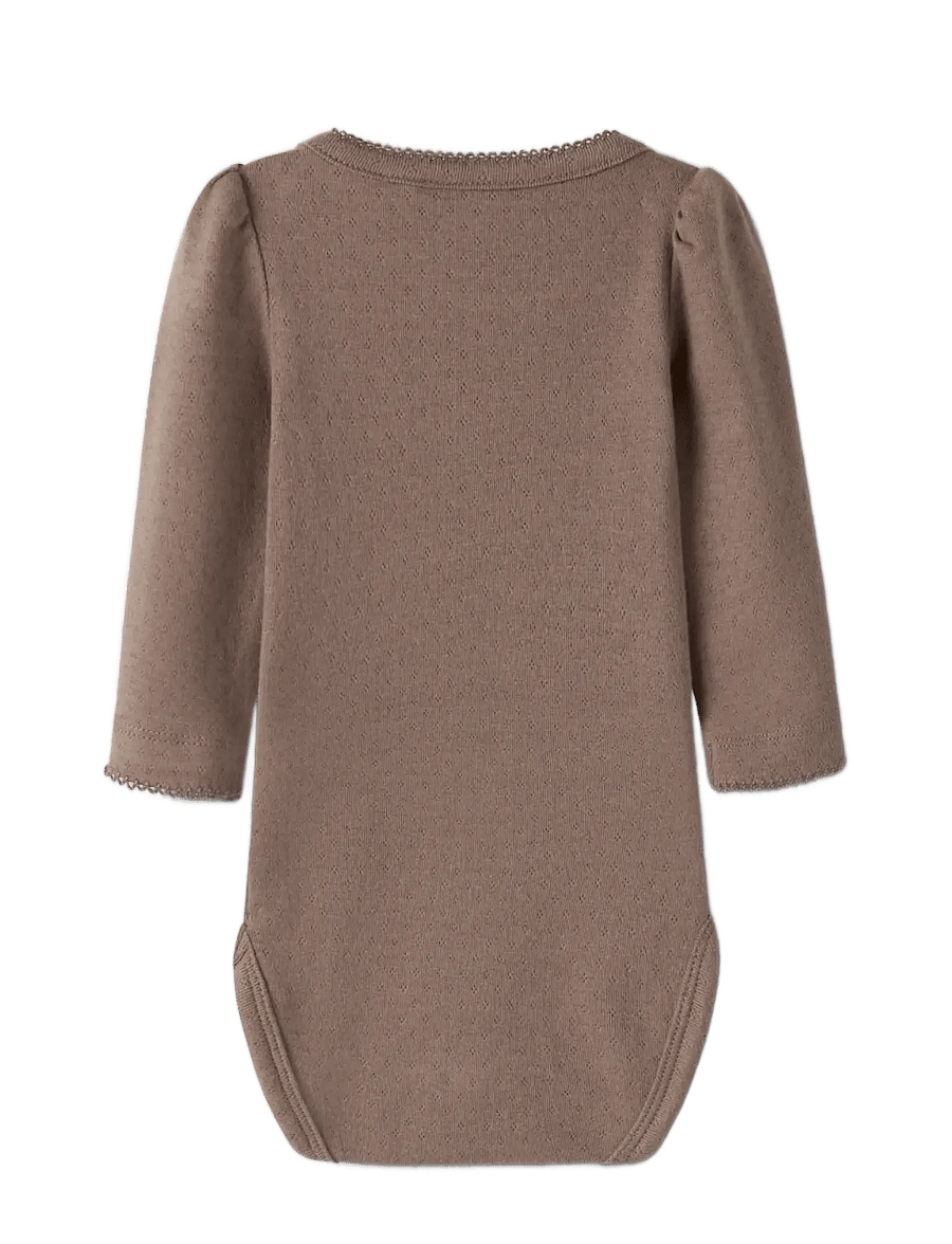 name it - NBFLOUISA LS BODY - brown lentil - 1