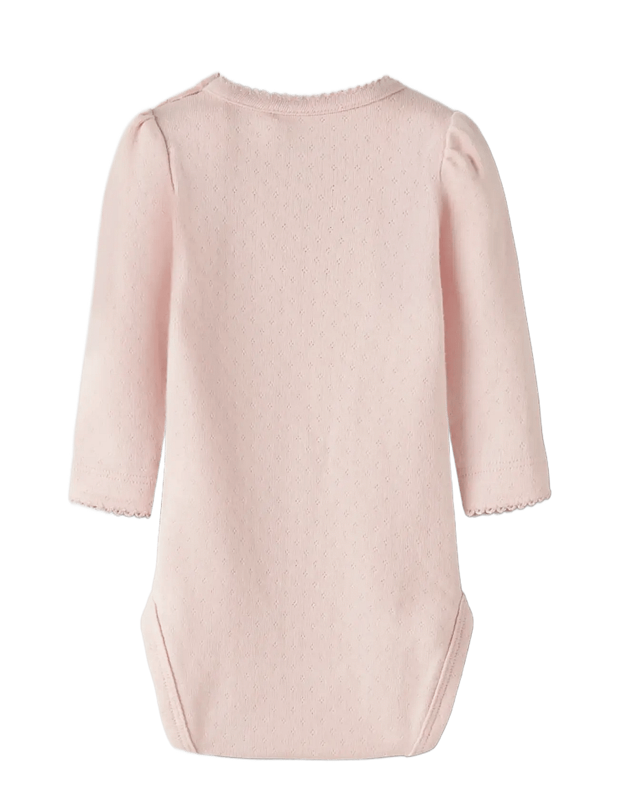 name it - NBFLOUISA LS BODY - långärmade bodysuits - lotus - 1