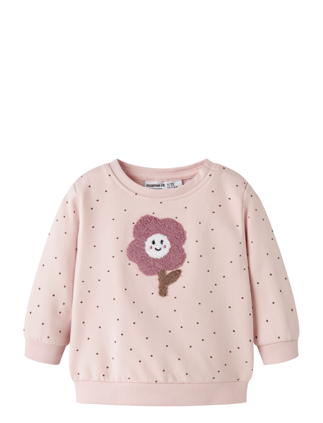 name it NBFLUELLE LS SWEAT BRU - Tops - LOTUS / pink/rose