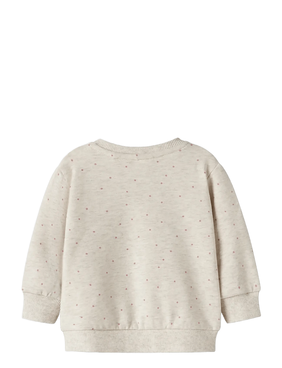 name it - NBFLUELLE LS SWEAT BRU - sweatshirts - peyote melange - 1