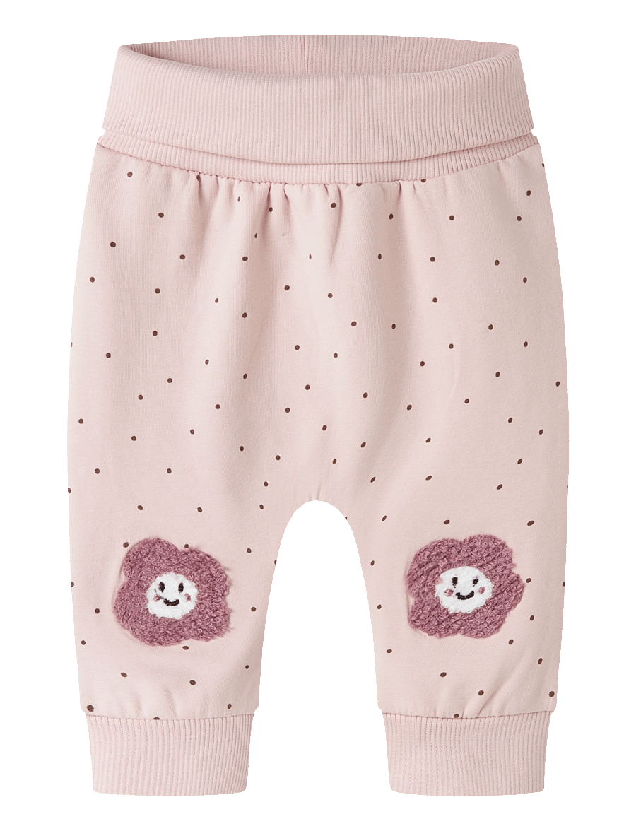 name it - NBFLUELLE SWEAT PANT BRU - babyhosen - lotus - 0