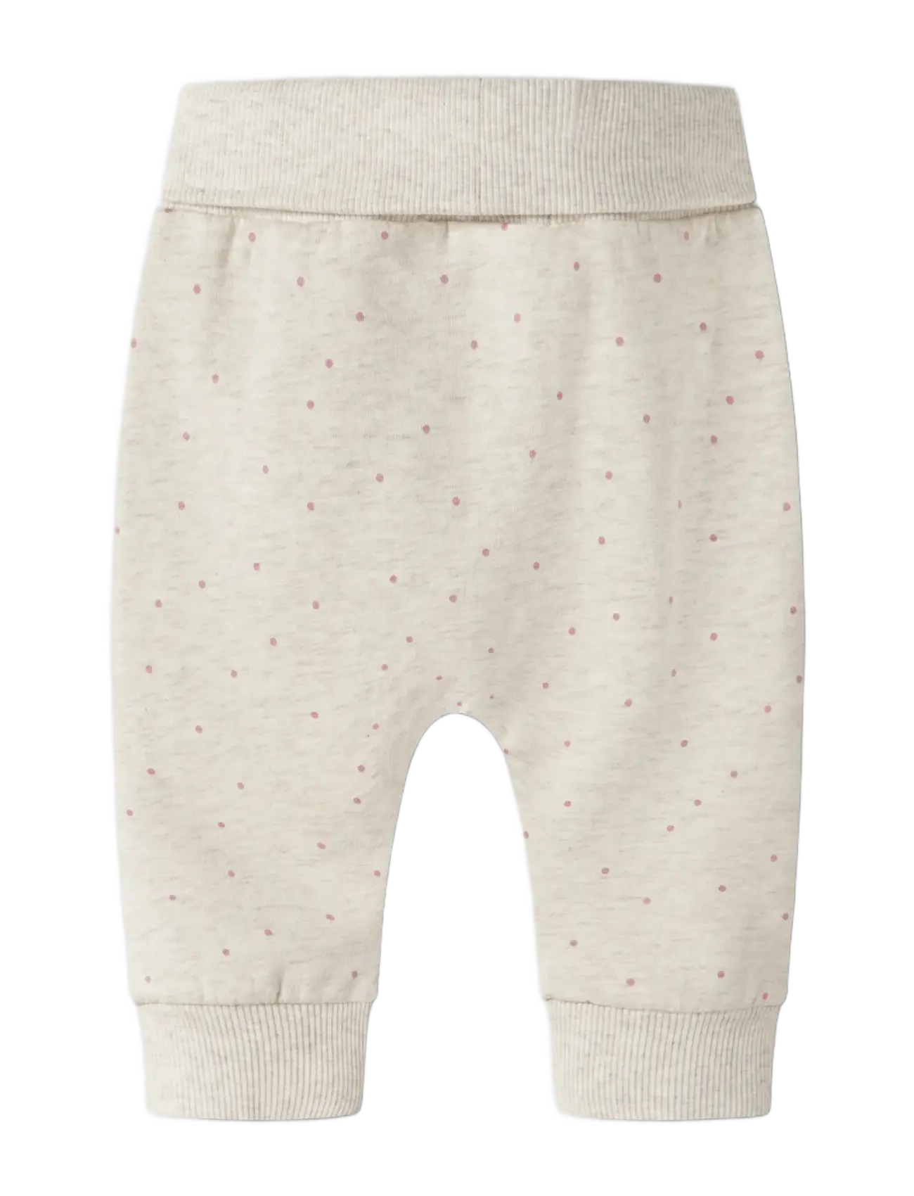 name it - NBFLUELLE SWEAT PANT BRU - babyhosen - peyote melange - 1
