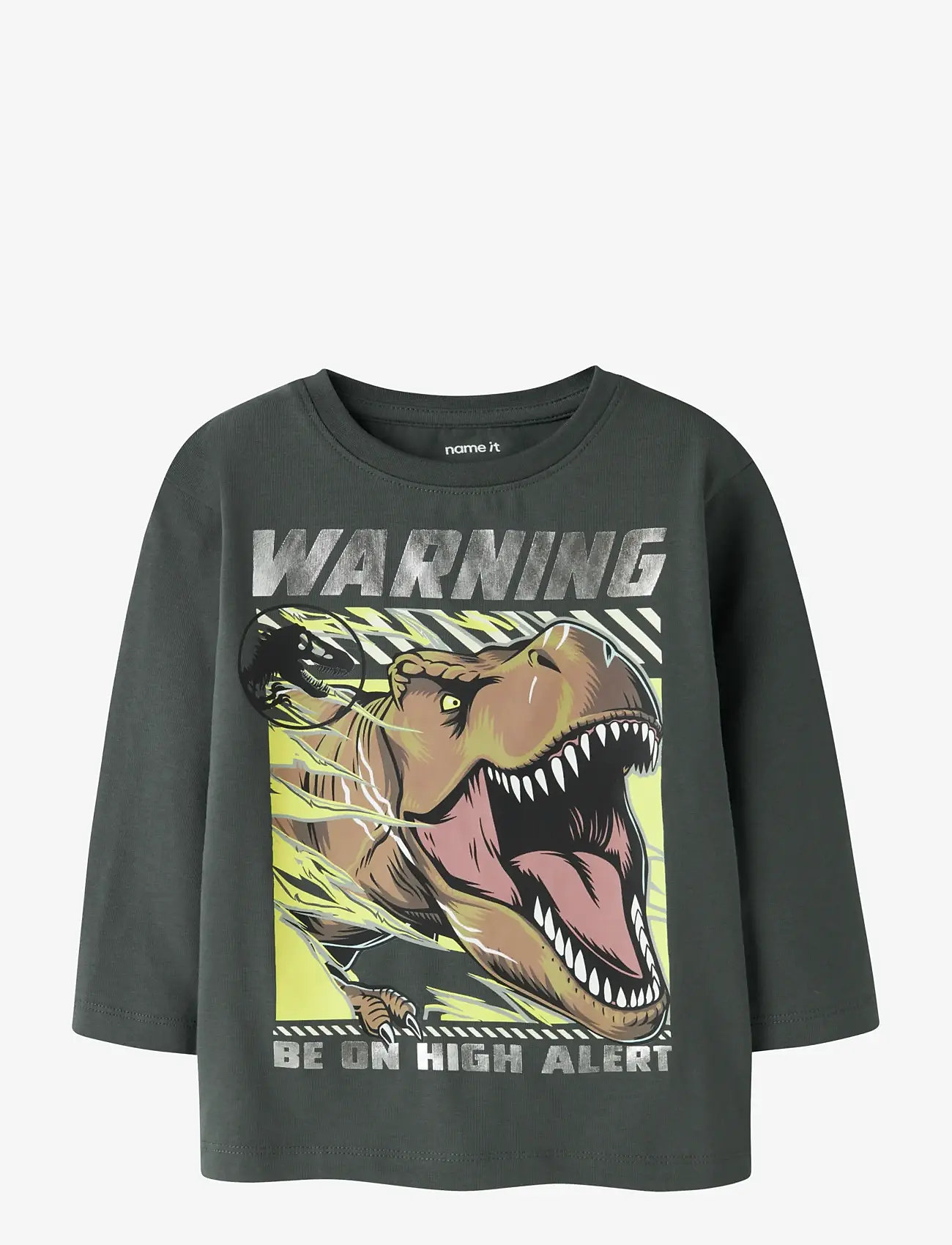 name it - NMMJIM JURASSIC LS NREG TOP BOX NOOS SKY - langærmede t-shirts - urban chic - 0