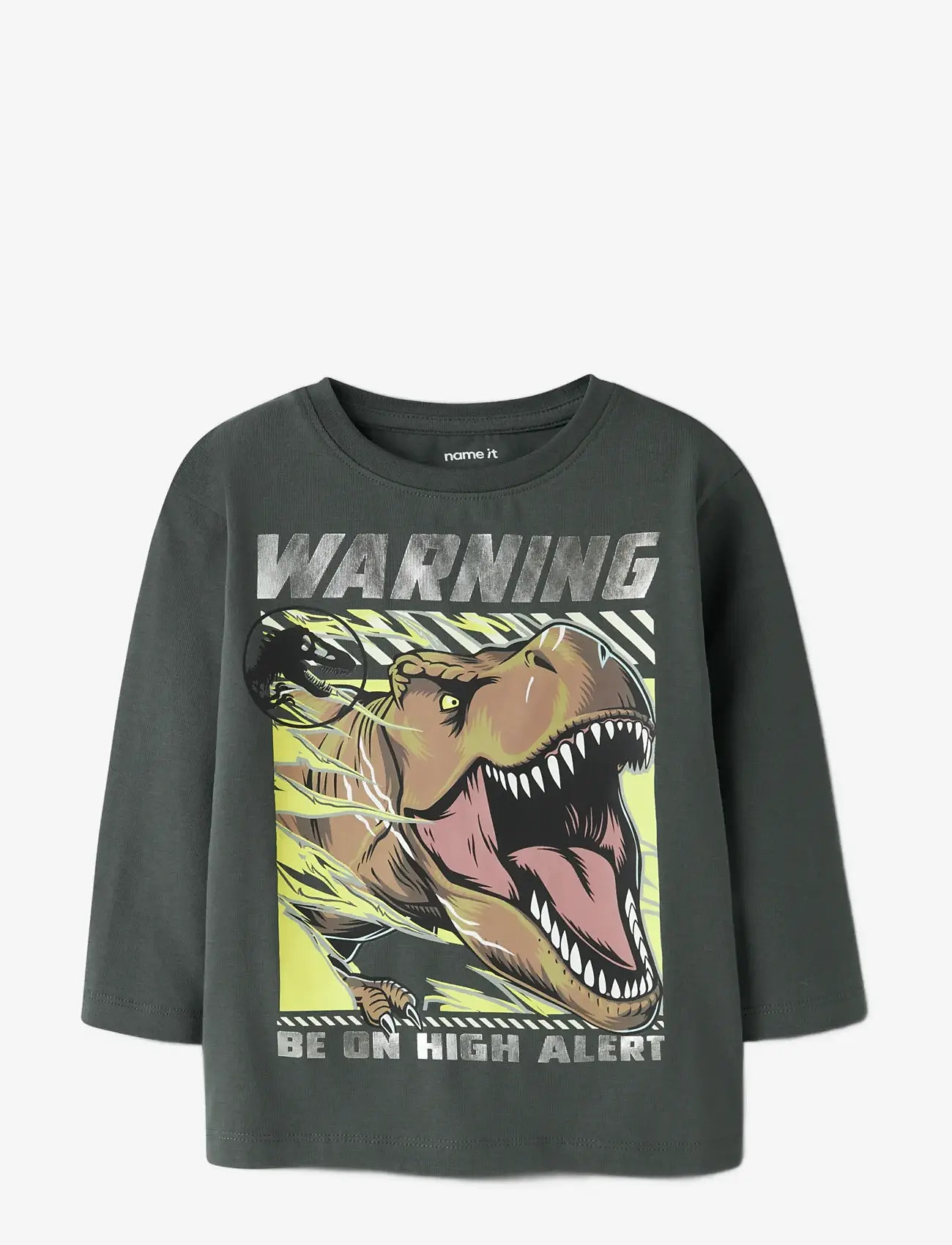 name it - NMMJIM JURASSIC LS NREG TOP BOX NOOS SKY - langærmede t-shirts - urban chic - 2