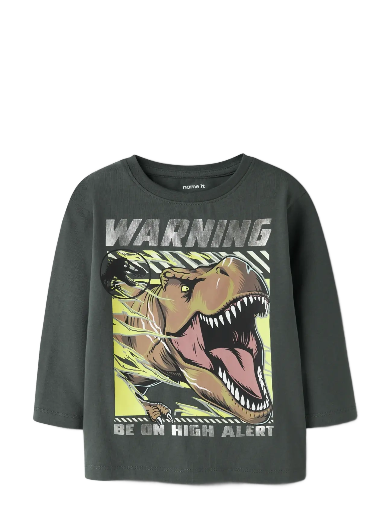 name it - NMMJIM JURASSIC LS NREG TOP BOX NOOS SKY - langærmede t-shirts - urban chic - 2