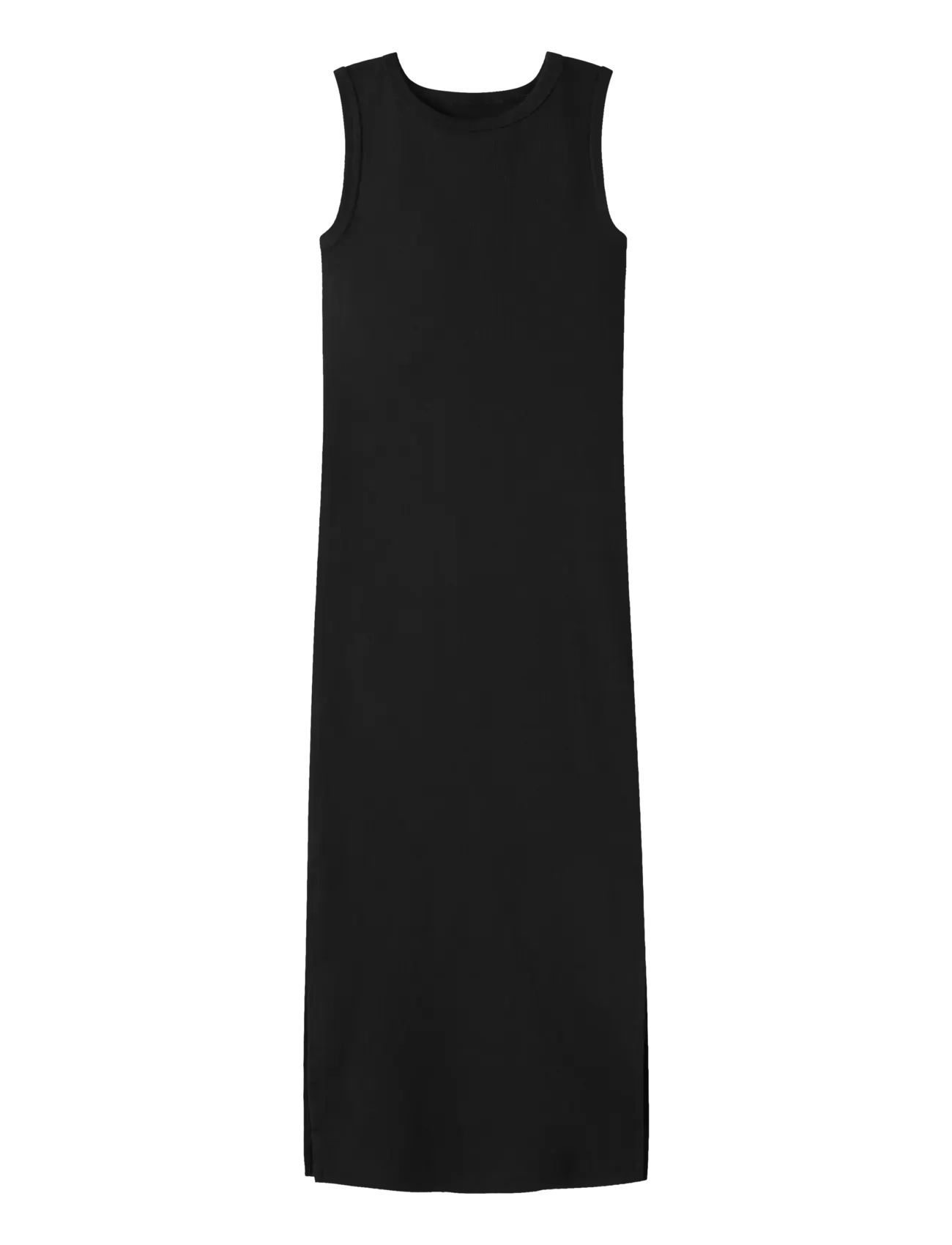 name it Nkfnakal Sl Slim Maxi Dress Noos, 116, Casual Dresses, Schwarz - Sleeveless Kinder