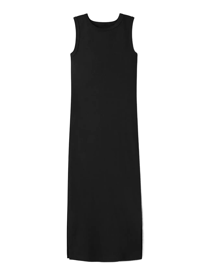 name it - NKFNAKAL SL SLIM MAXI DRESS NOOS - Ærmeløse hverdagskjoler - black - 2