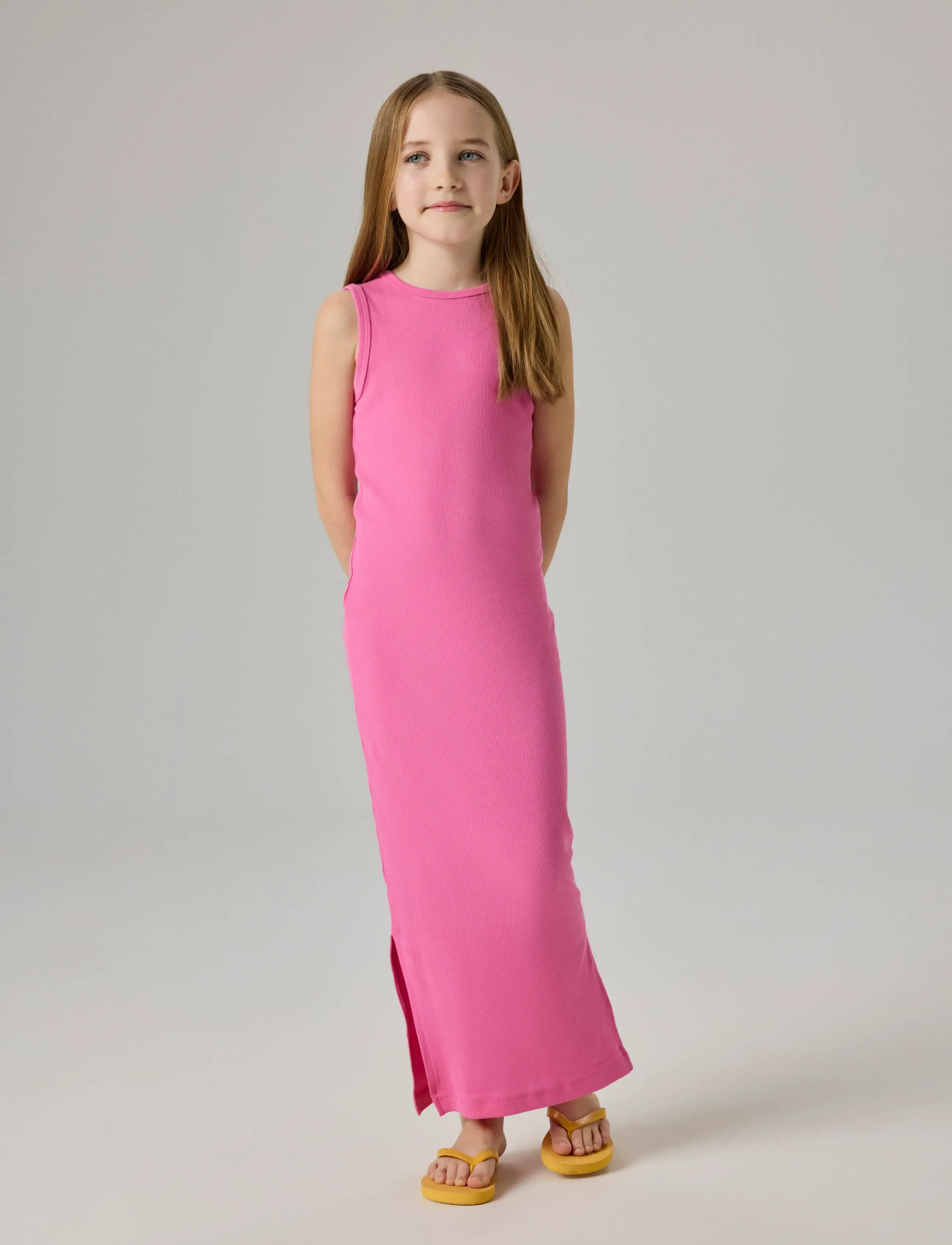 name it - NKFNAKAL SL SLIM MAXI DRESS NOOS - Ärmellose freizeitkleider - strawberry moon - 3
