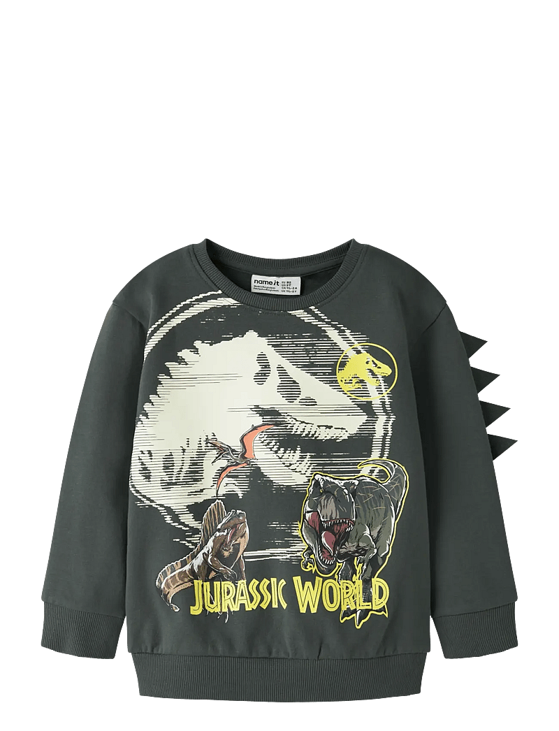 name it - NMMJAL JURASSIC NREG SWEAT BRU NOOS SKY - sweatshirts - urban chic - 0