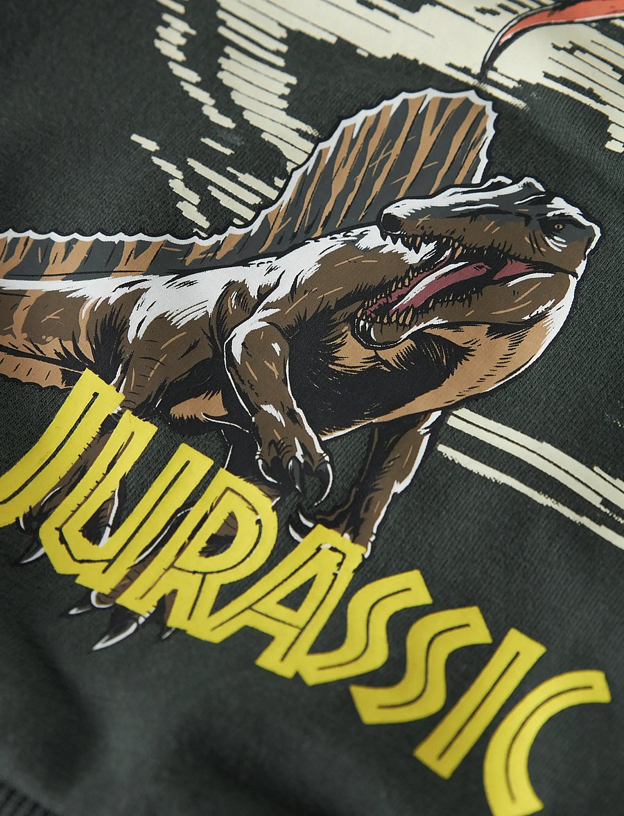 name it - NMMJAL JURASSIC NREG SWEAT BRU NOOS SKY - sweatshirts - urban chic - 3