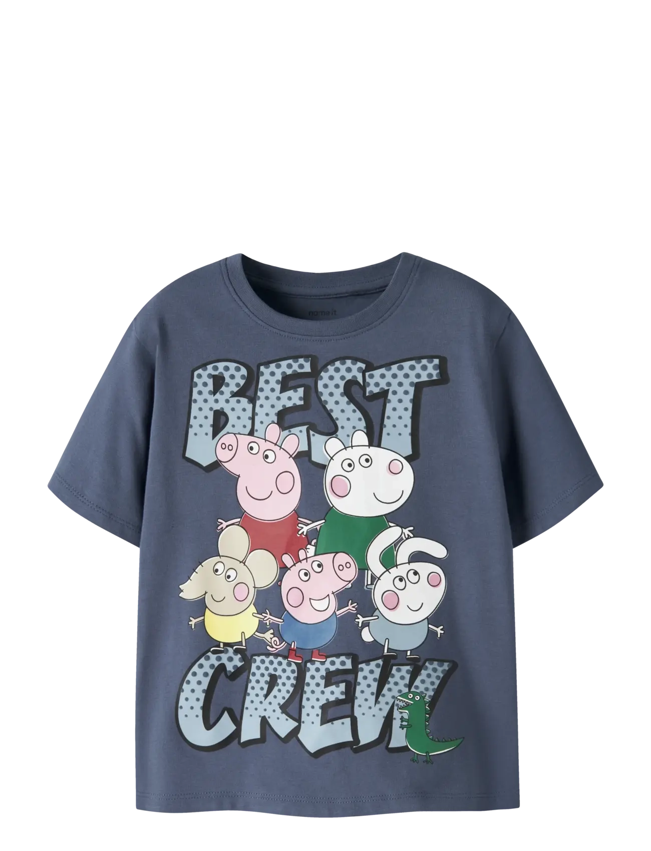 name it NMMJUNGEL PEPPA SS NREG TOP CPLG - Överdelar - VINTAGE INDIGO / navy