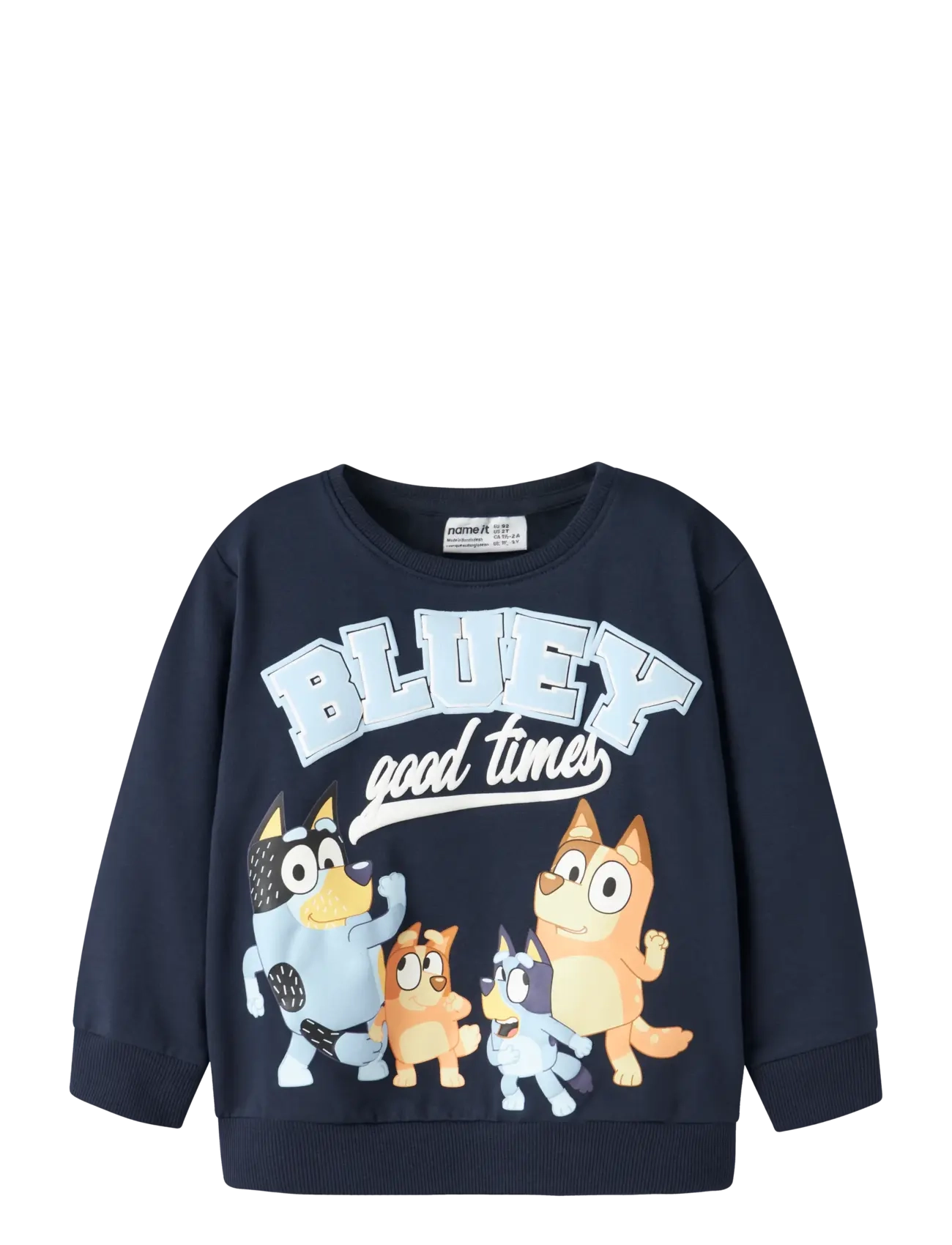 name it NMMJUST BLUEY NREG SWEAT UNB NOOS SKY - Overdele - NAVY BLAZER / navy