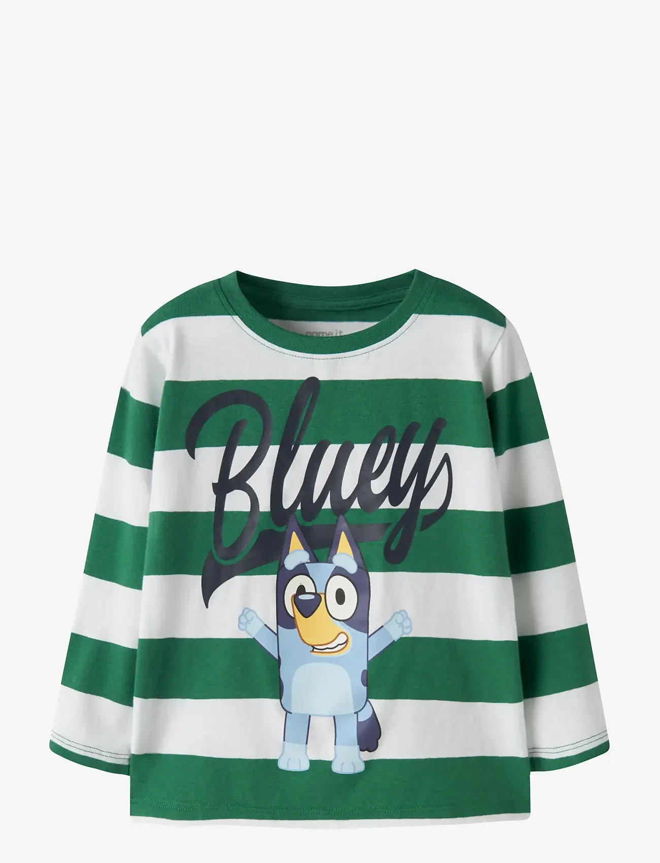 name it - NMMJUSTIN BLUEY LS NREG TOP NOOS SKY - pikkade varrukatega t-särgid - verdant green - 0