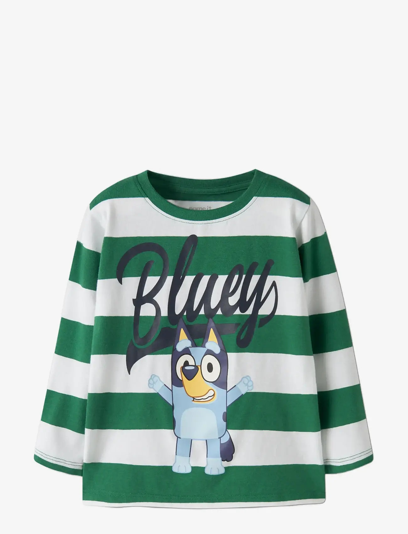 name it - NMMJUSTIN BLUEY LS NREG TOP NOOS SKY - pikkade varrukatega t-särgid - verdant green - 2