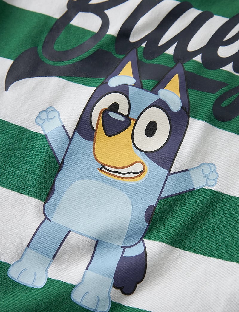 name it - NMMJUSTIN BLUEY LS NREG TOP NOOS SKY - pikkade varrukatega t-särgid - verdant green - 4