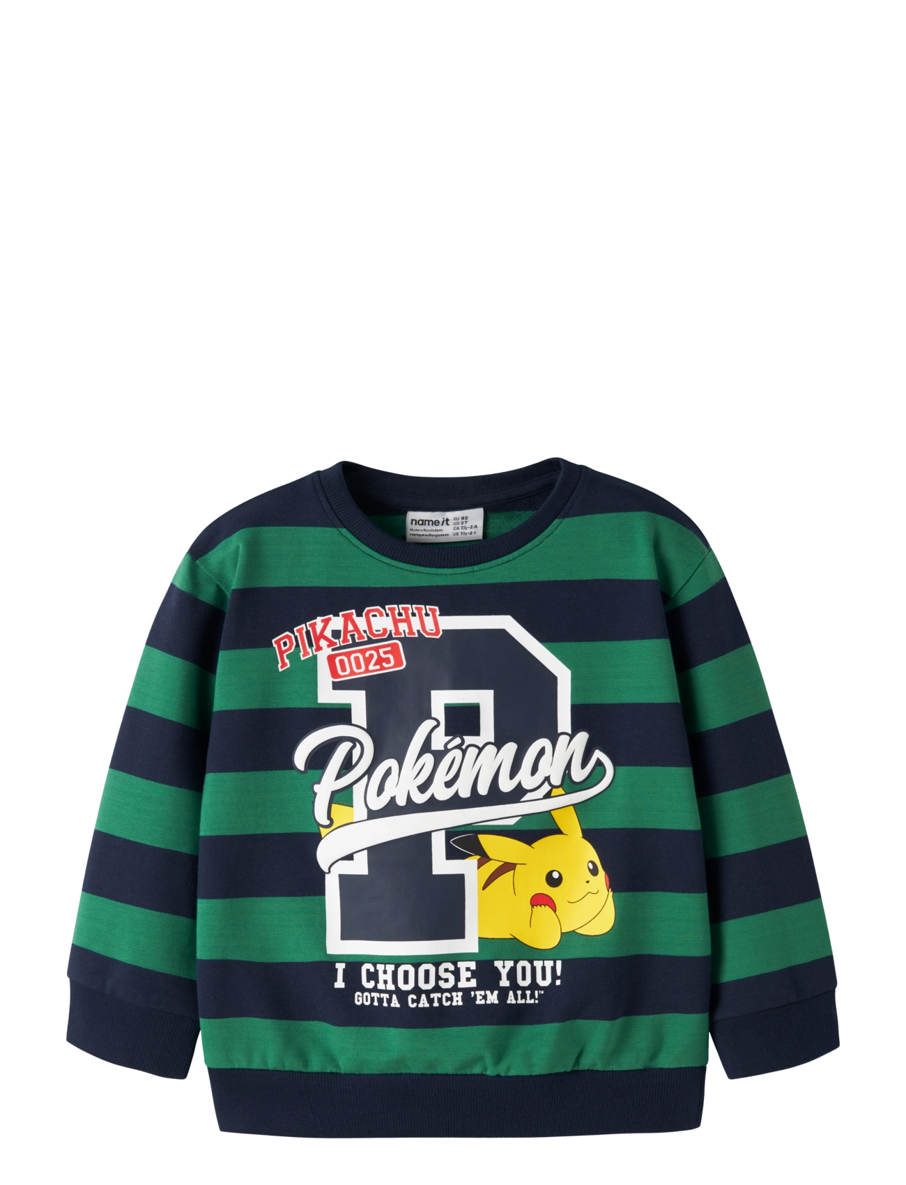 name it NMMJOSEF POKEMON NREG SWEAT UNB SKY - Alussärgid - VERDANT GREEN / green