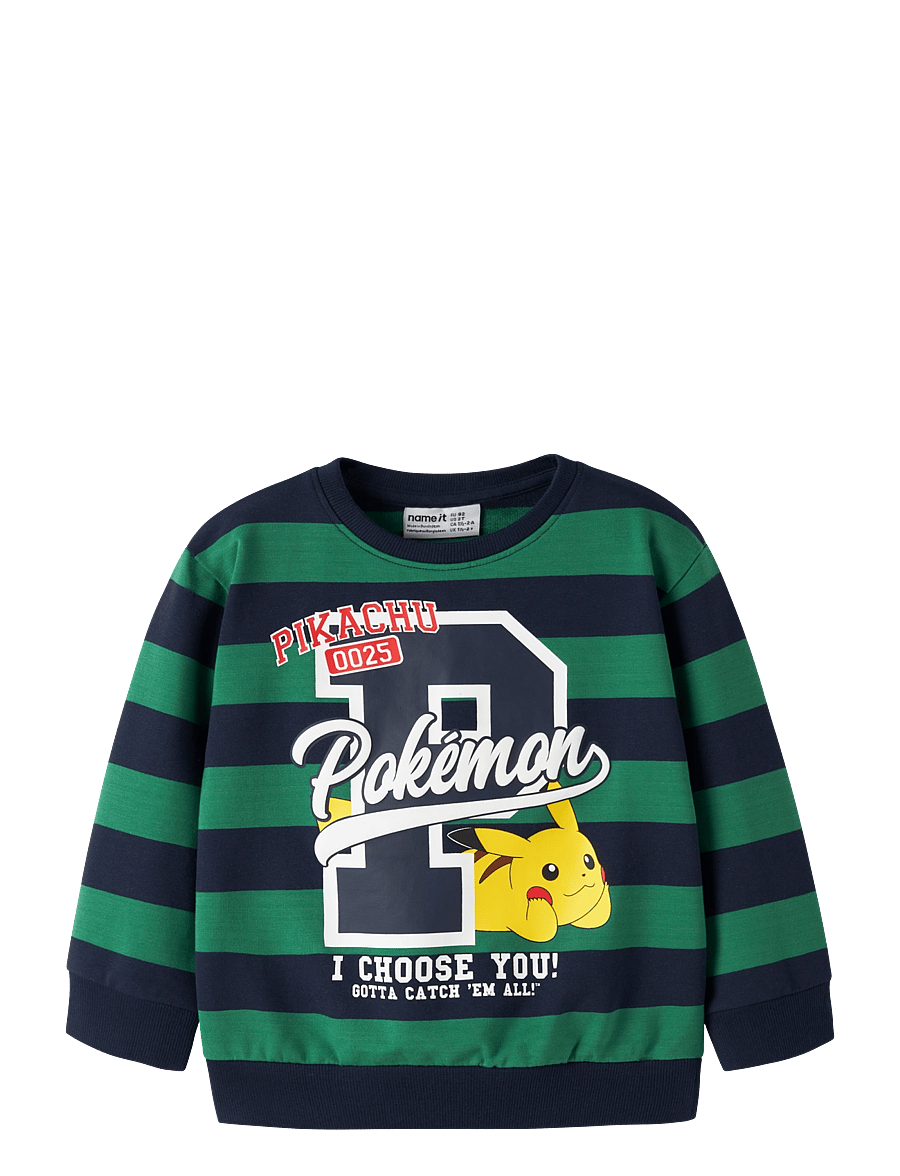 name it - NMMJOSEF POKEMON NREG SWEAT UNB SKY - verdant green - 0