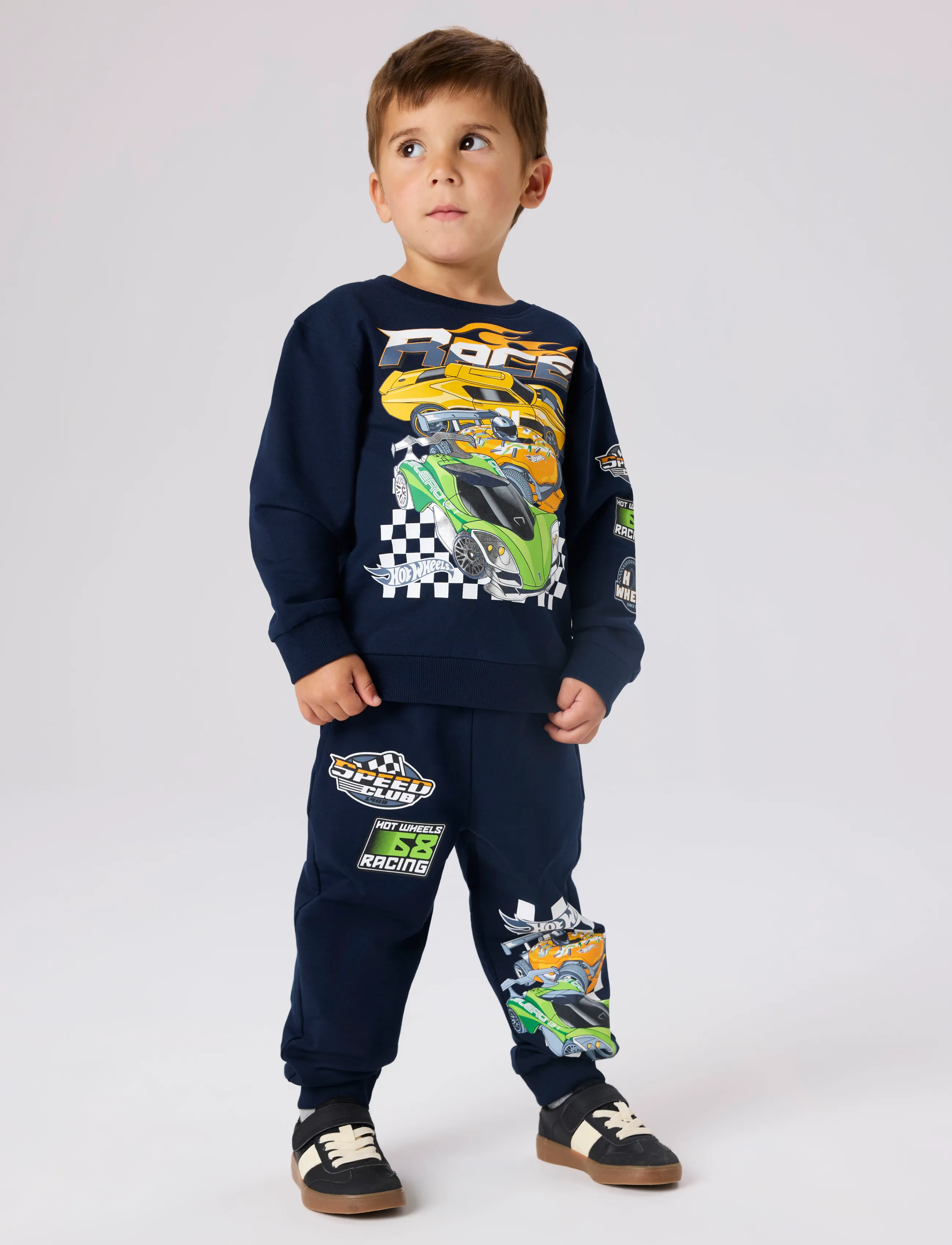 name it - NMMJERRY HOTWHEELS NREG SWEAT UNB MAT - navy blazer - 2