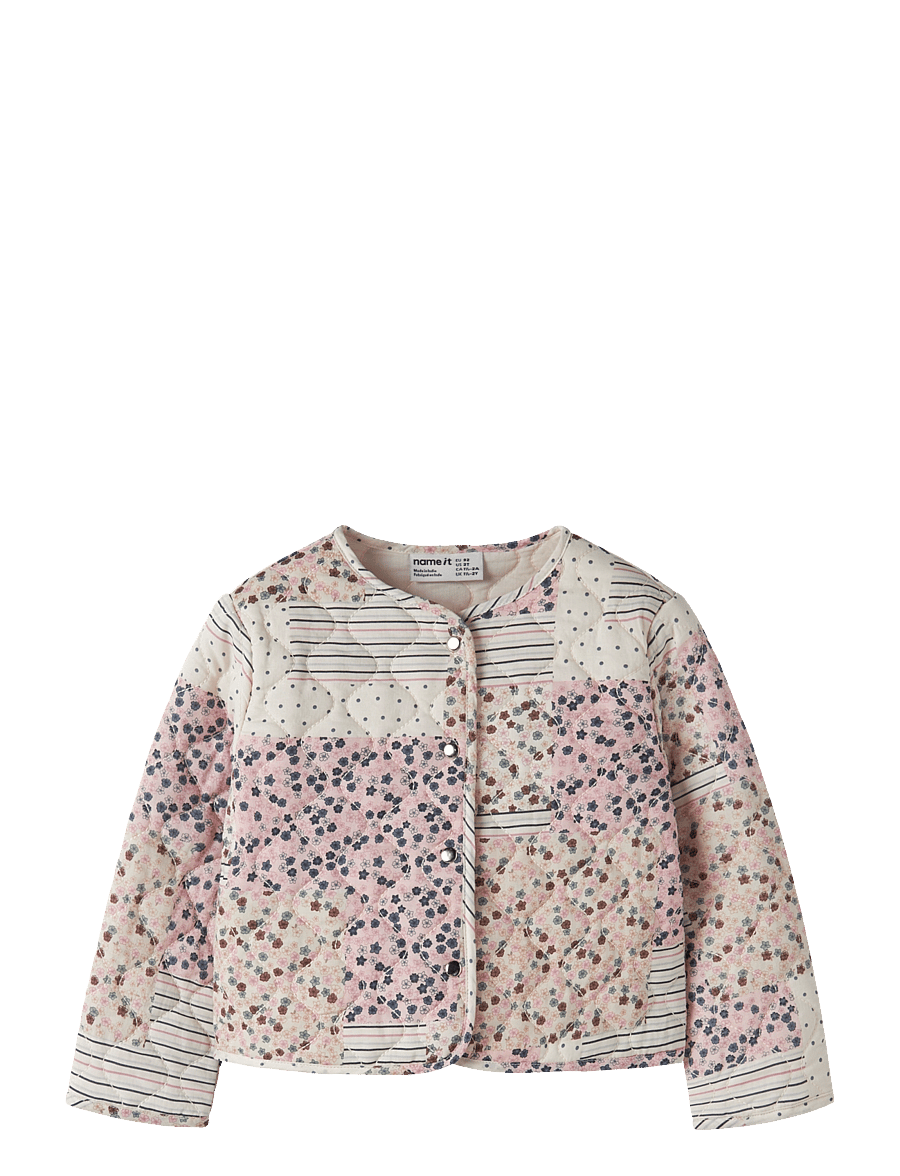 name it - NMFLENA QUILT SHACKET - antique white - 0