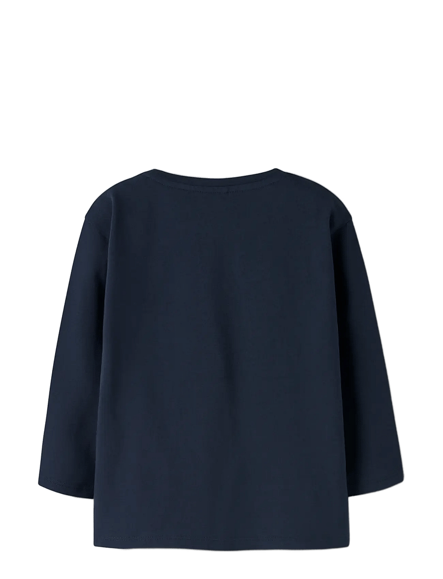 name it - NMMJUNIOR HOTWHEELS LS NREG TOP BOX MAT - navy blazer - 1