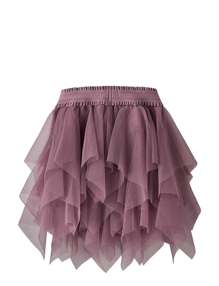 name it - NMFLENU TULLE SKIRT - lilas - 1