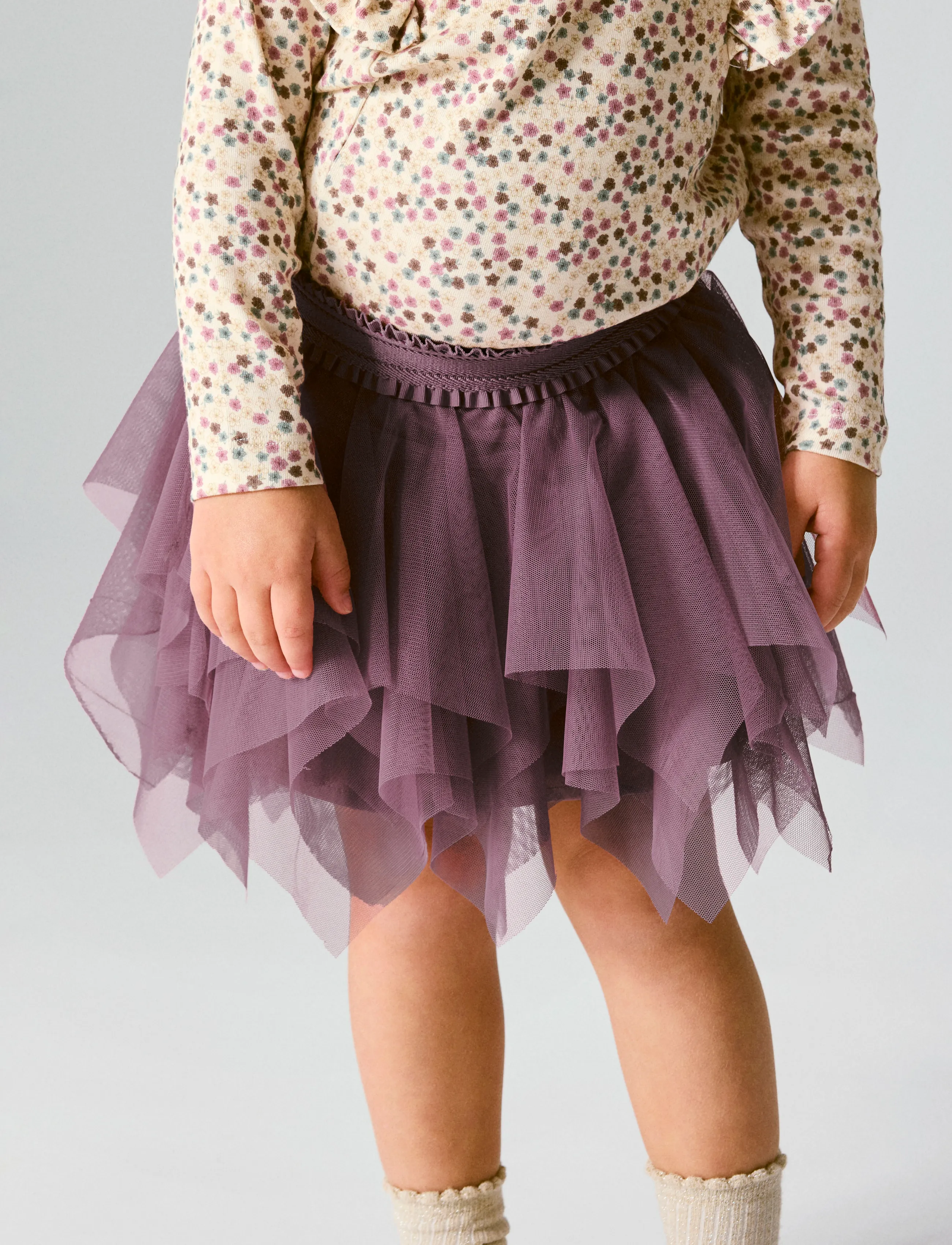 name it - NMFLENU TULLE SKIRT - lilas - 3