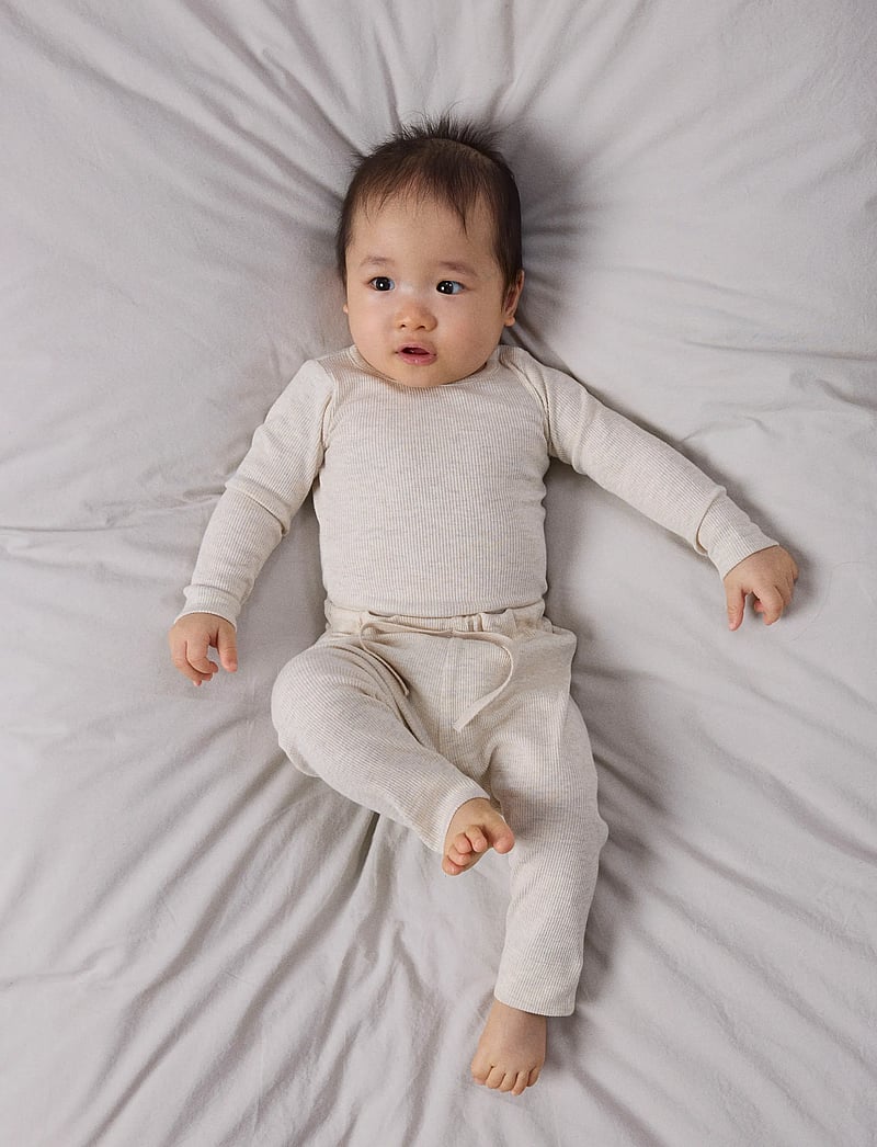 name it - NBNKAB PANT NOOS - babybukser - peyote melange - 2