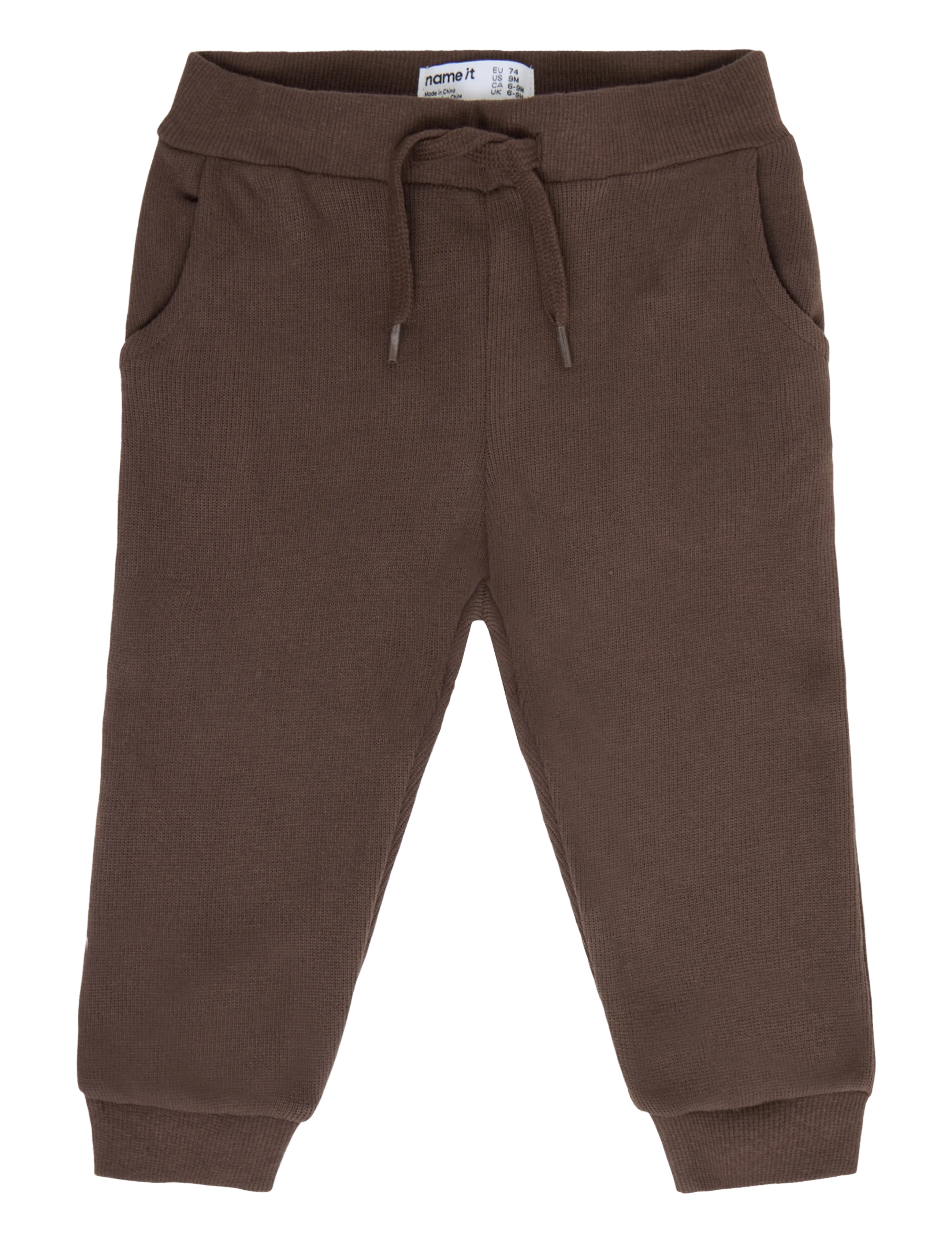 name it NBNOBEAR NREG SWEAT PANT UNB NOOS - Drabužiai - FRENCH ROAST / brown