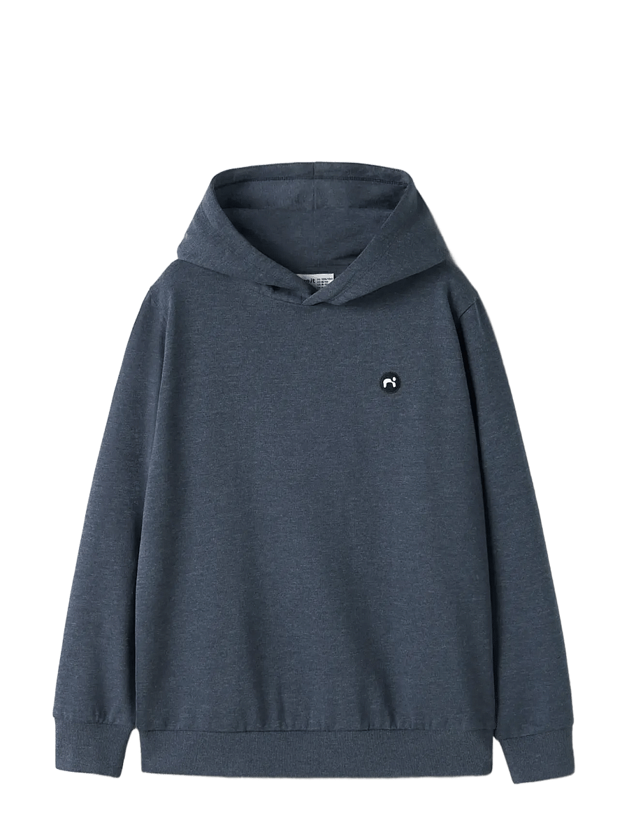 name it - NKMVIMO LS SWEAT W HOOD BRU NOOS - kapuzenpullover - dark sapphire - 2