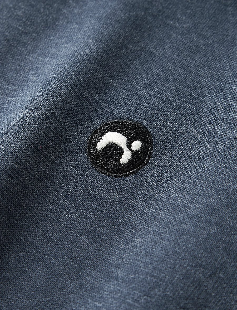 name it - NKMVIMO LS SWEAT W HOOD BRU NOOS - kapuzenpullover - dark sapphire - 5