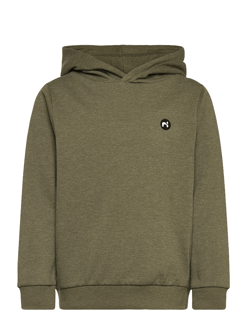 name it - NKMVIMO LS SWEAT W HOOD BRU NOOS - kapuzenpullover - rifle green - 0