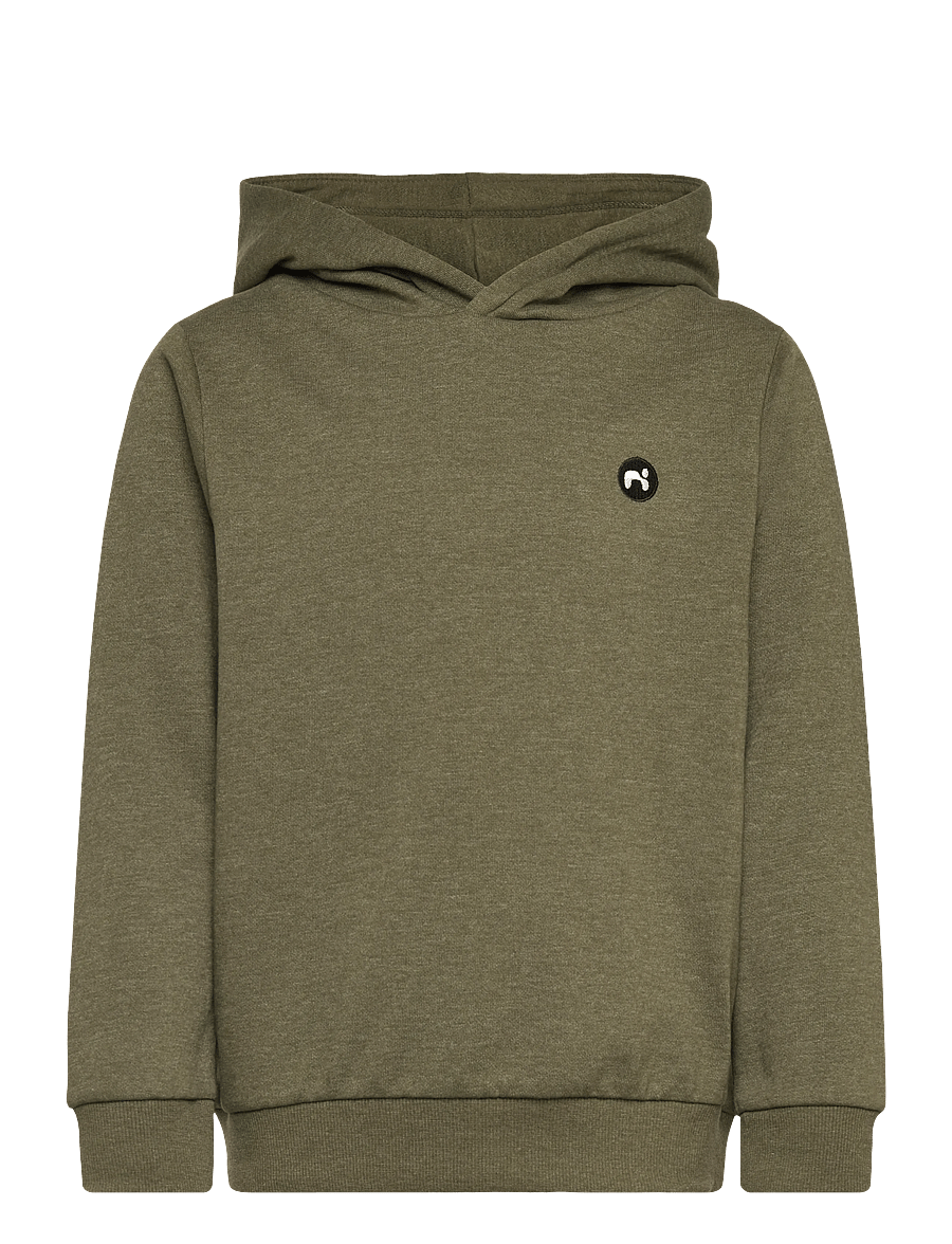 name it - NKMVIMO LS SWEAT W HOOD BRU NOOS - kapuzenpullover - rifle green - 0